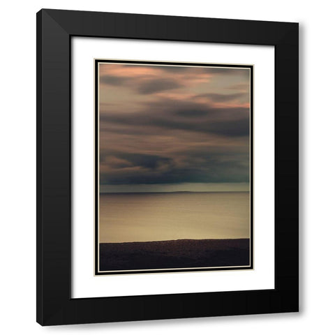Bishop 13 Black Modern Wood Framed Art Print with Double Matting by Design Fabrikken