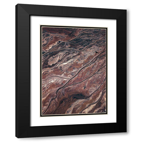 From Above 1 Black Modern Wood Framed Art Print with Double Matting by Design Fabrikken