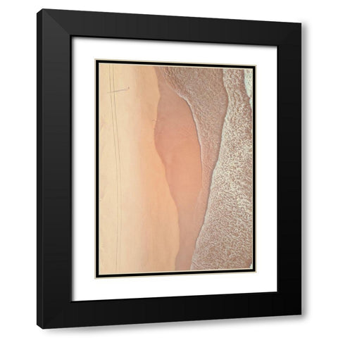 From Above 4 Black Modern Wood Framed Art Print with Double Matting by Design Fabrikken