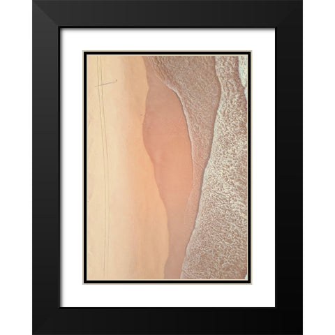 From Above 4 Black Modern Wood Framed Art Print with Double Matting by Design Fabrikken