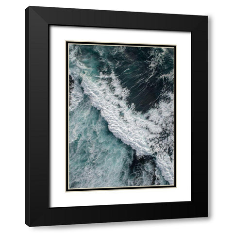 From Above 9 Black Modern Wood Framed Art Print with Double Matting by Design Fabrikken