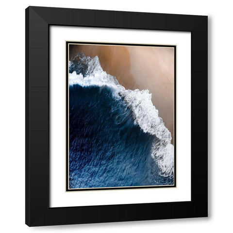 From Above 8 Black Modern Wood Framed Art Print with Double Matting by Design Fabrikken