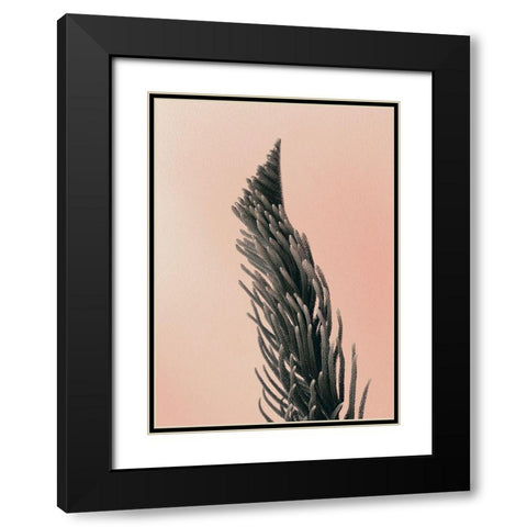 Upwards 1 Black Modern Wood Framed Art Print with Double Matting by Design Fabrikken