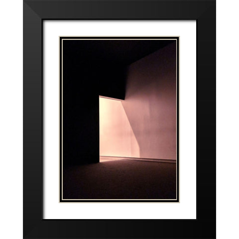 Room 1 Black Modern Wood Framed Art Print with Double Matting by Design Fabrikken