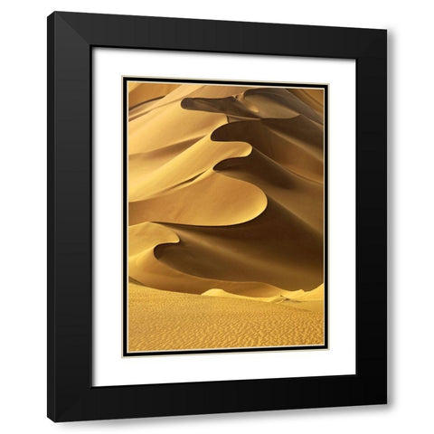 In the Dunes 2 Black Modern Wood Framed Art Print with Double Matting by Design Fabrikken