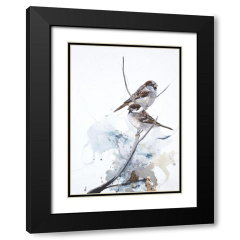 Curiosity 1 Black Modern Wood Framed Art Print with Double Matting by Design Fabrikken