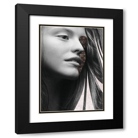 Phase Three Black Modern Wood Framed Art Print with Double Matting by Design Fabrikken