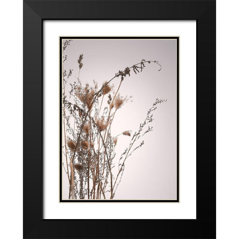 Everlasting Black Modern Wood Framed Art Print with Double Matting by Design Fabrikken