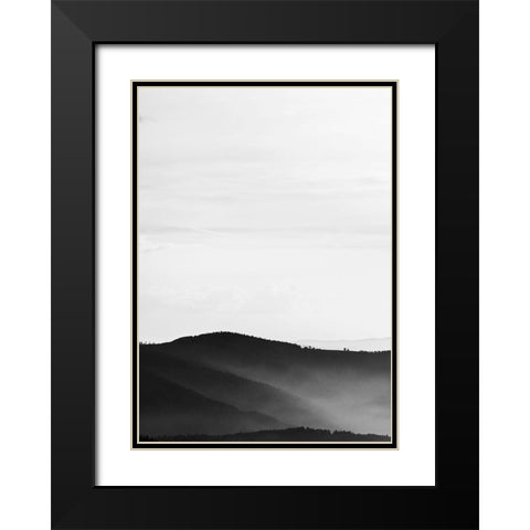 Mystic Scenery 2 Black Modern Wood Framed Art Print with Double Matting by Design Fabrikken