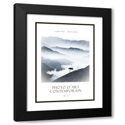 Photo DÂ´Art No 1 Black Modern Wood Framed Art Print with Double Matting by Design Fabrikken