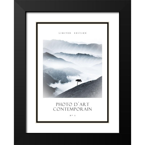 Photo DÂ´Art No 1 Black Modern Wood Framed Art Print with Double Matting by Design Fabrikken