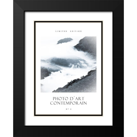 Photo DÂ´Art No 2 Black Modern Wood Framed Art Print with Double Matting by Design Fabrikken