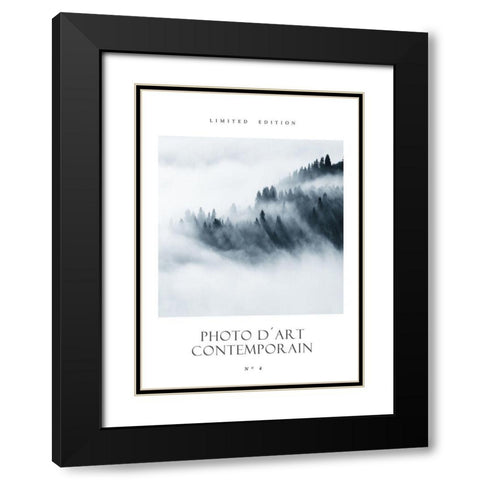 Photo DÂ´Art No 4 Black Modern Wood Framed Art Print with Double Matting by Design Fabrikken