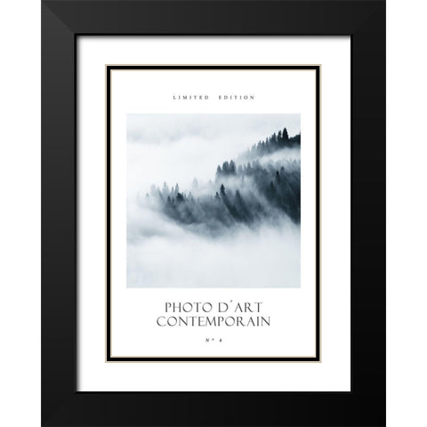 Photo DÂ´Art No 4 Black Modern Wood Framed Art Print with Double Matting by Design Fabrikken