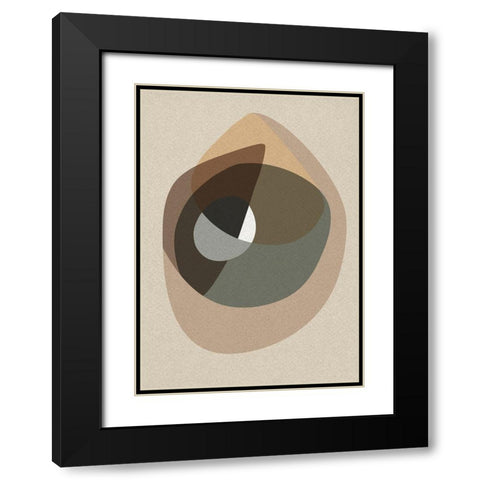Workup 6 Black Modern Wood Framed Art Print with Double Matting by Design Fabrikken