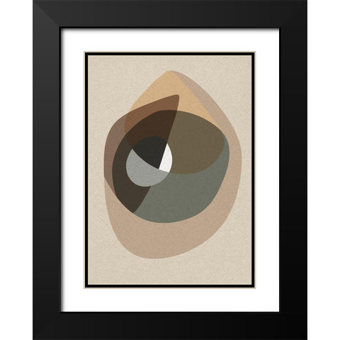 Workup 6 Black Modern Wood Framed Art Print with Double Matting by Design Fabrikken