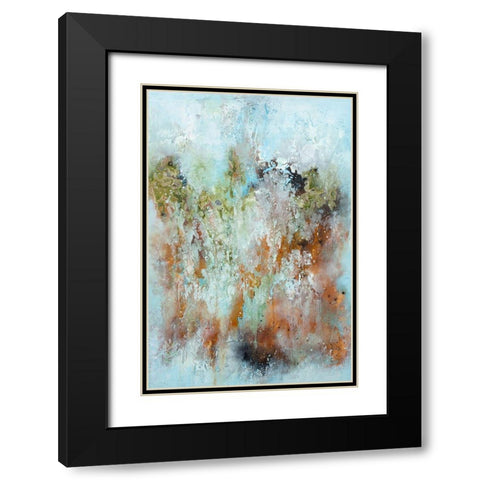 Impulse Black Modern Wood Framed Art Print with Double Matting by Design Fabrikken