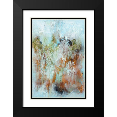 Impulse Black Modern Wood Framed Art Print with Double Matting by Design Fabrikken
