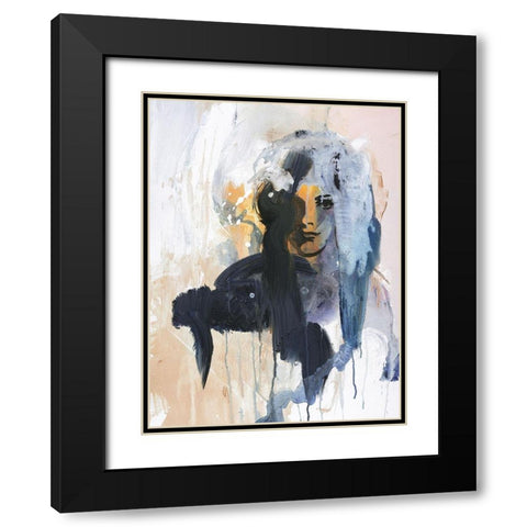 Colorful Life 4 Black Modern Wood Framed Art Print with Double Matting by Design Fabrikken