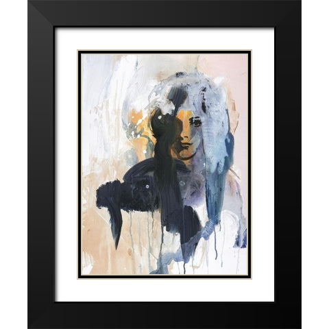 Colorful Life 4 Black Modern Wood Framed Art Print with Double Matting by Design Fabrikken