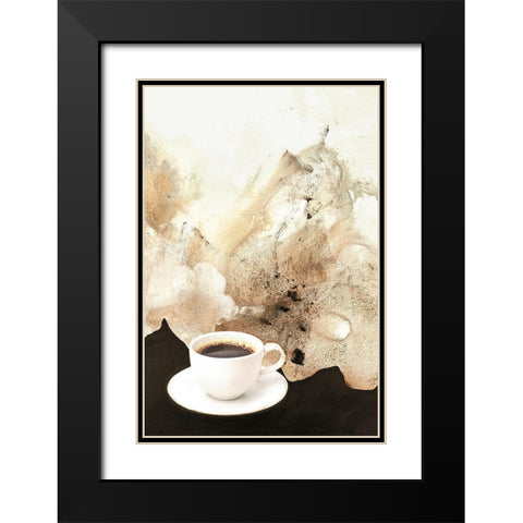 The Art of Taste 2 Black Modern Wood Framed Art Print with Double Matting by Design Fabrikken