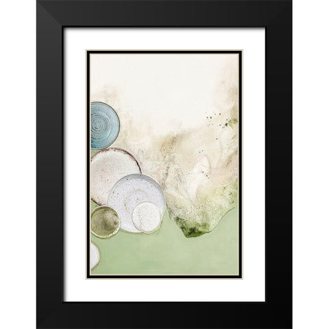 The Art of Taste 4 Black Modern Wood Framed Art Print with Double Matting by Design Fabrikken