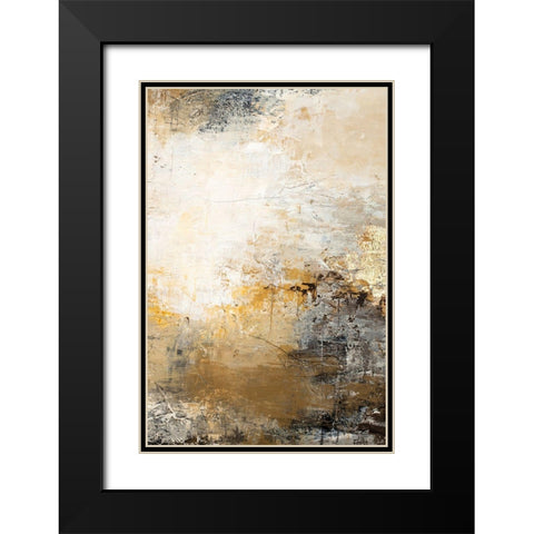 Milestone 1 Black Modern Wood Framed Art Print with Double Matting by Design Fabrikken