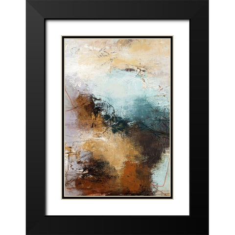 Milestone 3 Black Modern Wood Framed Art Print with Double Matting by Design Fabrikken