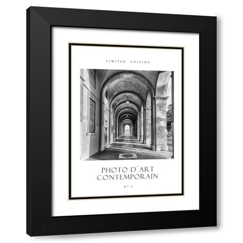 Photo DÂ´Art No 6 Black Modern Wood Framed Art Print with Double Matting by Design Fabrikken