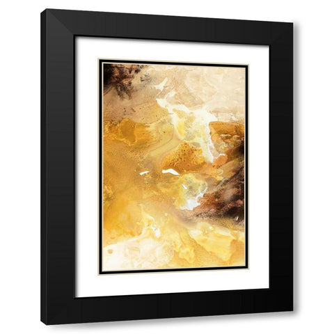 Still Water 6 Black Modern Wood Framed Art Print with Double Matting by Design Fabrikken