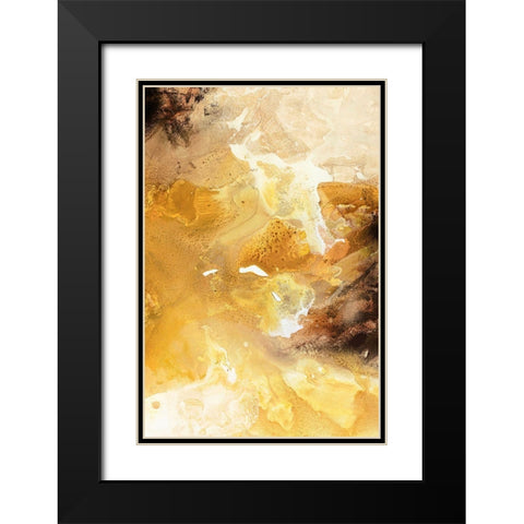 Still Water 6 Black Modern Wood Framed Art Print with Double Matting by Design Fabrikken