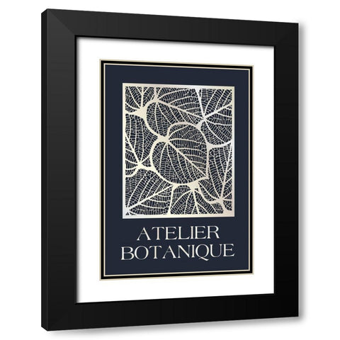 Atelier Botanique Black Modern Wood Framed Art Print with Double Matting by Design Fabrikken