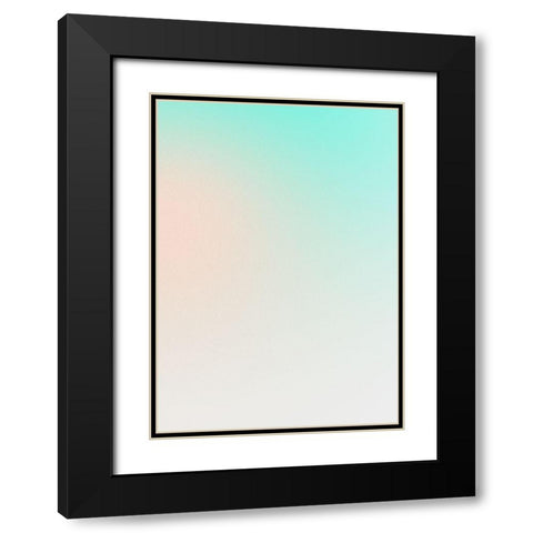 Luminous I Black Modern Wood Framed Art Print with Double Matting by Design Fabrikken