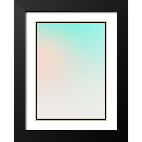 Luminous I Black Modern Wood Framed Art Print with Double Matting by Design Fabrikken