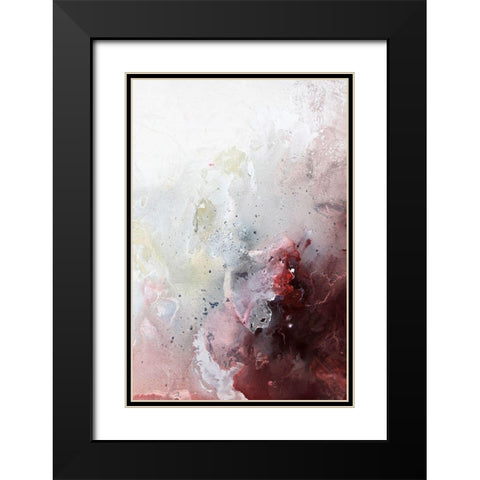 Still Water 7 Black Modern Wood Framed Art Print with Double Matting by Design Fabrikken
