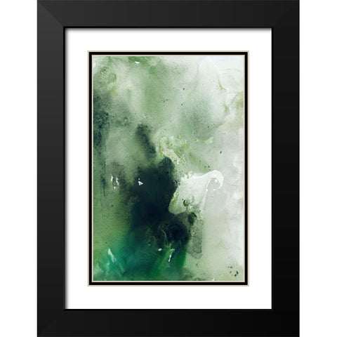 Still Water 8 Black Modern Wood Framed Art Print with Double Matting by Design Fabrikken