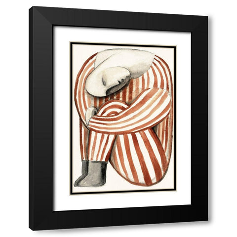 Unforgiven Black Modern Wood Framed Art Print with Double Matting by Design Fabrikken