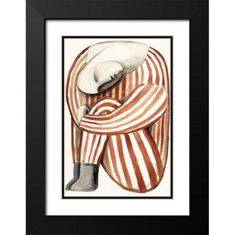 Unforgiven Black Modern Wood Framed Art Print with Double Matting by Design Fabrikken