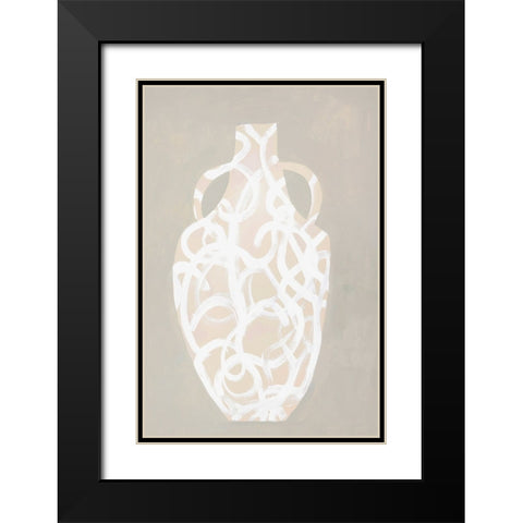 Clay Covered Black Modern Wood Framed Art Print with Double Matting by Design Fabrikken