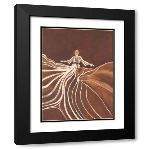 Gorgeous Black Modern Wood Framed Art Print with Double Matting by Design Fabrikken