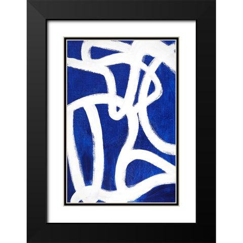 Its a New Beginning Black Modern Wood Framed Art Print with Double Matting by Design Fabrikken