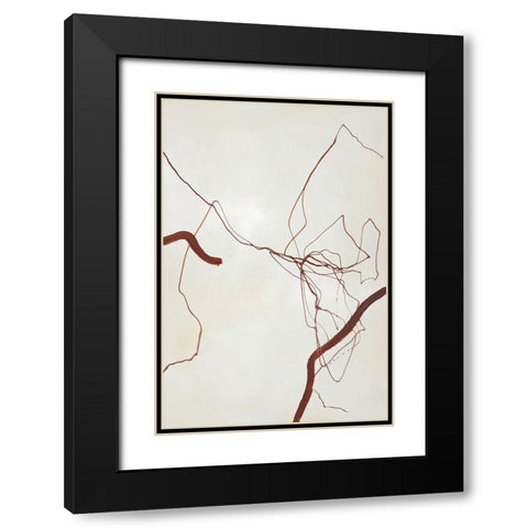 New Level Black Modern Wood Framed Art Print with Double Matting by Design Fabrikken