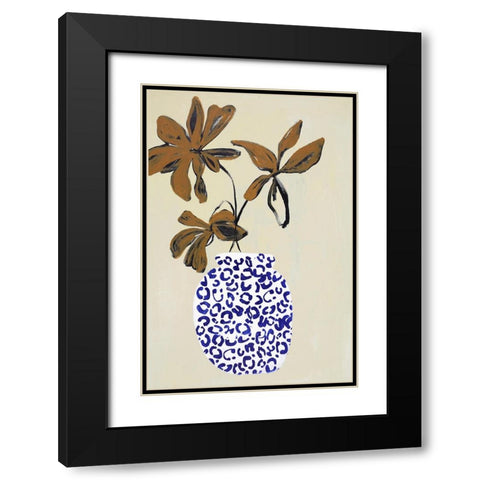 The Right Ambience Black Modern Wood Framed Art Print with Double Matting by Design Fabrikken