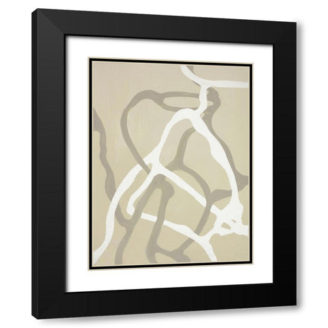Vintage Vibe Black Modern Wood Framed Art Print with Double Matting by Design Fabrikken