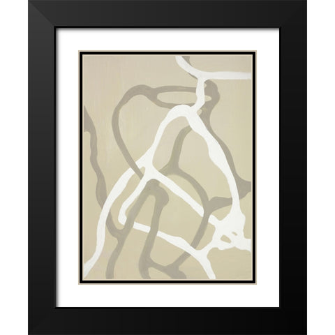 Vintage Vibe Black Modern Wood Framed Art Print with Double Matting by Design Fabrikken