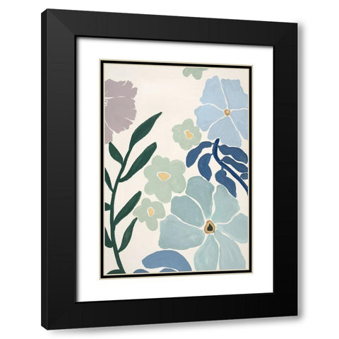 This Season 1 Black Modern Wood Framed Art Print with Double Matting by Design Fabrikken