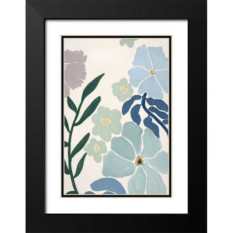 This Season 1 Black Modern Wood Framed Art Print with Double Matting by Design Fabrikken