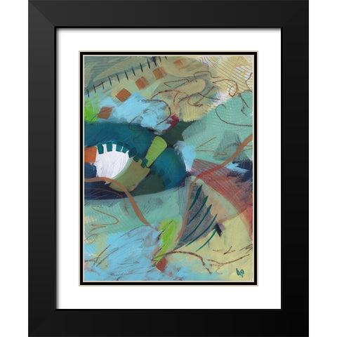 Changes Black Modern Wood Framed Art Print with Double Matting by Nemcosky, Ann Thompson