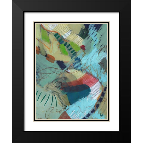 Dont Look Back Black Modern Wood Framed Art Print with Double Matting by Nemcosky, Ann Thompson
