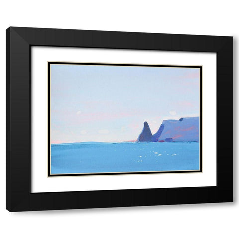 Fiolent Black Modern Wood Framed Art Print with Double Matting by Nekraha, Igor
